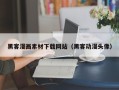 呼伦贝尔黑客漫画素材下载网站（黑客动漫头像）